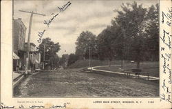 Lower Main Street Postcard