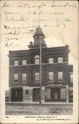 View of Town Hall Postcard