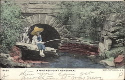 A Whitney Point Fisherman Postcard