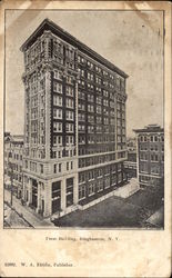 View of Press Building Binghamton, NY Postcard Postcard