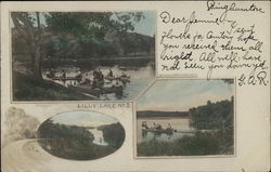 Various Views of Lilly Lake Binghamton, NY Postcard Postcard