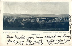 View of City Deposit, NY Postcard Postcard