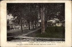 Oquaga Lake Farm House Postcard