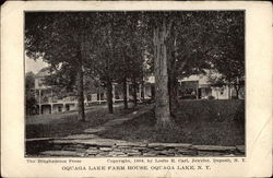 View of Farm House Postcard