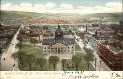 Court House Square Postcard