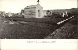 St. Patrick's Cemetery Binghamton, NY Postcard Postcard