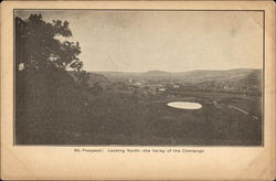 Mt. Prospect: Looking North - the Valley of the Chenango Binghamton, NY Postcard Postcard