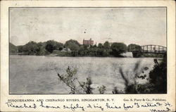 Susquehanna and Chenango Rivers Postcard