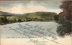 Mouth of the Chenango Binghamton, NY Postcard Postcard