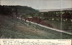 View of Chenango Valley Binghamton, NY Postcard Postcard