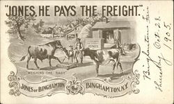 Jones of Binghamton New York Postcard Postcard