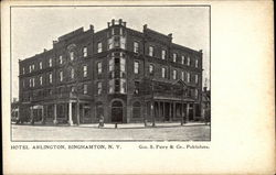 Hotel Arlington Binghamton, NY Postcard Postcard