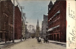 Henry Street Binghamton, NY Postcard Postcard