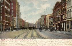 Court Street, Looking West Binghamton, NY Postcard Postcard