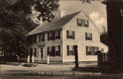 The Old Eell's House, 53 Main St. Postcard