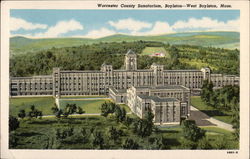 Worcester County Sanatorium, Boylston Postcard