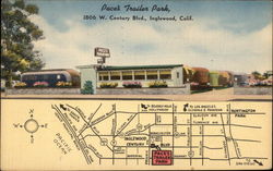 Pace's Trailer Park Postcard