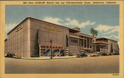 New $3,000,000 Mutual Don Lee Television-Radio Studio Hollywood, CA Postcard Postcard