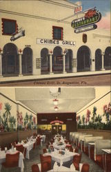 Chimes Grill St. Augustine, FL Postcard Postcard