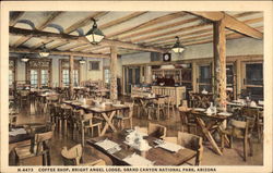 Coffee Shop, Bright Angel Lodge, Grand Canyon National Park, Arizona Postcard Postcard