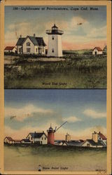 Provincetown Lighthouse Massachusetts Postcard Postcard