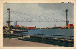 The Sky Ride 1933 Chicago World Fair Postcard Postcard