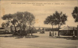 Spring Creek Camp, Clean Rock Cottages East Edge of Town on Highway 30 Laramie, WY Postcard Postcard