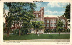 Oklahoma University - Administration Norman, OK Postcard Postcard