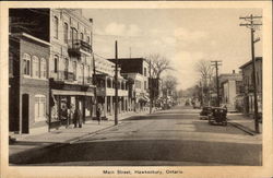 Main Street Hawkesbury, ON Canada Ontario Postcard Postcard