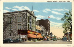 Federal Avenue, Mason City, Iowa Postcard Postcard