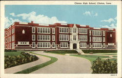 Clinton High School Postcard