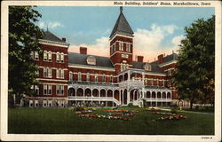 Main Building, Soldiers' Home Postcard