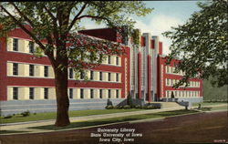 State University of Iowa - Libray Iowa City, IA Postcard Postcard