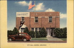 City Hall Eudora, AR Postcard Postcard