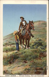 Harry Harker - Nevada Cowboy, Poet and Songwriter Postcard Postcard