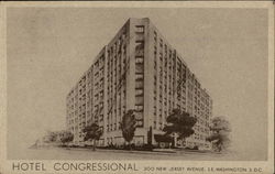 Hotel Congressional, 300 New Jersey Avenue S.E Postcard