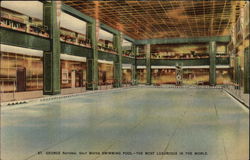 St. George Natural Salt Water Swimming Pool Brooklyn, NY Postcard Postcard