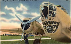 Douglas Bomber B18-A Postcard