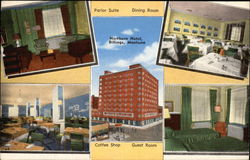 Northern Hotel Billings, MT Postcard Postcard