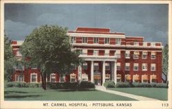 Mt. Carmel Hospital Postcard