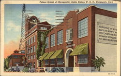 Palmer School of Chiropractic and Radio Station W.O.C Davenport, IA Postcard Postcard