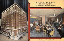 Hotel Savery Postcard