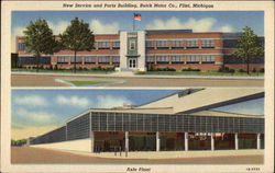 Buick Motor Co. - Service and Parts Building, and Axle Plant Flint, MI Postcard Postcard