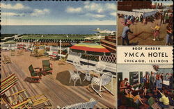 Y.M.C.A. Hotel - Roof Garden Postcard