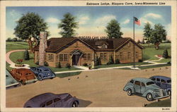 Entrance Lodge, Niagara Cave, Iowa-Minnesota Line Postcard