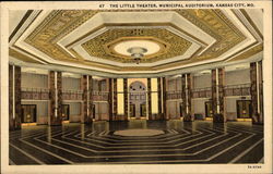 The Little Theater, Municipal Auditorium Postcard