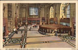 Union Station - Grand Lobby Postcard