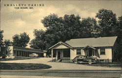 Smalley's Cabins in Van Buren, Missouri Postcard