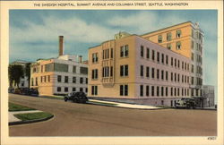 The Swedish Hospital, Summit Avenue and Columbia Street Postcard