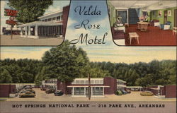 Velda Rose Motel Postcard